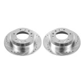 Power Stop 07-08 Hyundai Entourage Rear Evolution Drilled & Slotted Rotors - Pair thumbnail 1