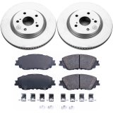 Power Stop 2019 Toyota Avalon Front Z17 Evolution Geomet Coated Brake Kit thumbnail 1