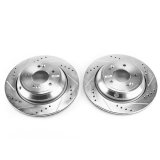 Power Stop 11-16 Hyundai Equus Rear Evolution Drilled & Slotted Rotors - Pair thumbnail 1