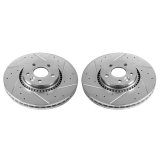 Power Stop 08-15 Land Rover LR2 Front Evolution Drilled & Slotted Rotors - Pair thumbnail 1