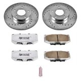 Power Stop 89-90 Nissan 300ZX Front Z26 Street Warrior Brake Kit thumbnail 1