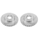 Power Stop 16-17 Mercedes-Benz GLE300d Front Evolution Drilled & Slotted Rotors - Pair thumbnail 2