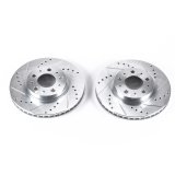 Power Stop 94-97 Volvo 850 Front Evolution Drilled & Slotted Rotors - Pair thumbnail 1