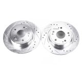 Power Stop 16-19 Acura ILX Rear Evolution Drilled & Slotted Rotors - Pair thumbnail 2