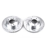 Power Stop 86-91 Mazda RX-7 Front Evolution Drilled & Slotted Rotors - Pair thumbnail 1
