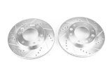 Power Stop 07-08 Hyundai Entourage Front Evolution Drilled & Slotted Rotors - Pair thumbnail 2