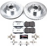 Power Stop 00-03 Mercedes-Benz CL500 Front Z26 Street Warrior Brake Kit thumbnail 1
