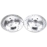 Power Stop 11-13 Lexus CT200h Rear Evolution Drilled & Slotted Rotors - Pair thumbnail 2