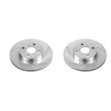 Power Stop 2013 Scion iQ Front Evolution Drilled & Slotted Rotors - Pair thumbnail 2