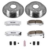 Power Stop 06-12 Mitsubishi Eclipse Rear Z26 Street Warrior Brake Kit thumbnail 1