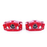 Power Stop 99-04 Oldsmobile Alero Rear Red Calipers w/Brackets - Pair thumbnail 2