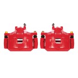 Power Stop 08-17 Mitsubishi Lancer Front Red Calipers w/Brackets - Pair thumbnail 1