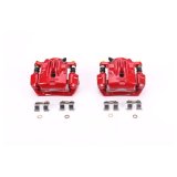 Power Stop 06-09 Subaru Legacy Rear Red Calipers w/Brackets - Pair thumbnail 2
