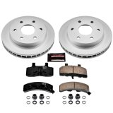 Power Stop 99-00 Cadillac Escalade Front Z17 Evolution Geomet Coated Brake Kit thumbnail 1