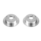 Power Stop 06-08 Hyundai Accent Rear Evolution Drilled & Slotted Rotors - Pair thumbnail 1
