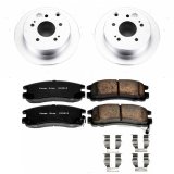 Power Stop 06-12 Mitsubishi Eclipse Rear Z17 Evolution Geomet Coated Brake Kit thumbnail 1