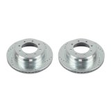 Power Stop 12-19 Nissan NV1500 Rear Evolution Drilled & Slotted Rotors - Pair thumbnail 1