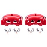 Power Stop 09-12 Chevrolet Colorado Front Red Calipers w/Brackets - Pair thumbnail 1