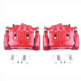 PowerStop Performance Powdercoated Brake Calipers S6274 Caliper, Performance, Stock, Cast Iron, Red Powdercoated, Lexus, Toyota, Each thumbnail 1