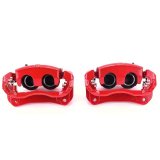 PowerStop Performance Powdercoated Brake Calipers S6274 Caliper, Performance, Stock, Cast Iron, Red Powdercoated, Lexus, Toyota, Each thumbnail 2