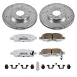 Power Stop 02-06 Nissan Altima Rear Z26 Street Warrior Brake Kit thumbnail 1