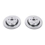 Power Stop 11-17 Chevrolet Caprice Rear Evolution Drilled & Slotted Rotors - Pair thumbnail 1