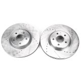 Power Stop 13-19 Ford Escape Front Evolution Drilled & Slotted Rotors - Pair thumbnail 1