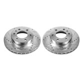 Power Stop 07-09 Dodge Sprinter 2500 Front Evolution Drilled & Slotted Rotors - Pair thumbnail 1