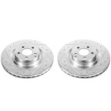 Power Stop 09-14 Mercedes-Benz CL550 Front Evolution Drilled & Slotted Rotors - Pair thumbnail 1