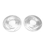 Power Stop 99-04 Chevrolet Tracker Front Evolution Drilled & Slotted Rotors - Pair thumbnail 1