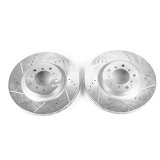 Power Stop 01-06 BMW M3 Front Evolution Drilled & Slotted Rotors - Pair thumbnail 1