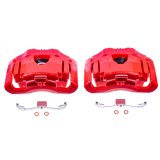 Power Stop 03-14 Volvo XC90 Front Red Calipers w/Brackets - Pair thumbnail 1