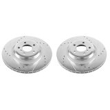 Power Stop 10-15 BMW 550i GT Rear Evolution Drilled & Slotted Rotors - Pair thumbnail 1
