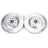 Power Stop 15-18 Audi S3 Front Evolution Drilled & Slotted Rotors - Pair thumbnail 1
