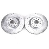 Power Stop 15-18 Audi S3 Front Evolution Drilled & Slotted Rotors - Pair thumbnail 2