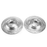 Power Stop 16-18 Mazda CX-9 Rear Evolution Drilled & Slotted Rotors - Pair thumbnail 1