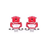 Power Stop 04-05 Cadillac DeVille Rear Red Calipers w/Brackets - Pair thumbnail 2
