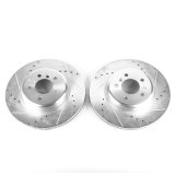 Power Stop 10-17 BMW 535i GT Rear Evolution Drilled & Slotted Rotors - Pair thumbnail 2