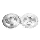 Power Stop 00-06 Mitsubishi Montero Front Evolution Drilled & Slotted Rotors - Pair thumbnail 1