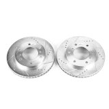 Power Stop 00-06 Mitsubishi Montero Front Evolution Drilled & Slotted Rotors - Pair thumbnail 2