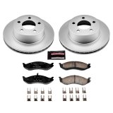 Power Stop 90-99 Jeep Cherokee Front Z17 Evolution Geomet Coated Brake Kit thumbnail 1