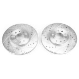 Power Stop 16-18 Buick Envision Front Evolution Drilled & Slotted Rotors - Pair thumbnail 2