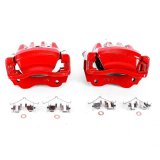 Power Stop 98-05 Lexus GS300 Front Red Calipers w/Brackets - Pair thumbnail 2