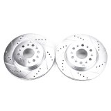 Power Stop 18-19 Buick Enclave Rear Evolution Drilled & Slotted Rotors - Pair thumbnail 1