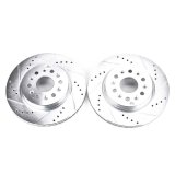 Power Stop 18-19 Buick Enclave Rear Evolution Drilled & Slotted Rotors - Pair thumbnail 2