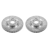 Power Stop 14-19 Fiat 500L Front Evolution Drilled & Slotted Rotors - Pair thumbnail 1
