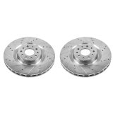 Power Stop 14-19 Fiat 500L Front Evolution Drilled & Slotted Rotors - Pair thumbnail 2