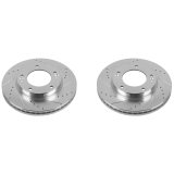Power Stop 07-09 Kia Sorento Front Evolution Drilled & Slotted Rotors - Pair thumbnail 1