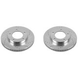 Power Stop 07-09 Kia Sorento Front Evolution Drilled & Slotted Rotors - Pair thumbnail 2