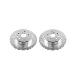 Power Stop 16-17 Lexus GS200t Rear Evolution Drilled & Slotted Rotors - Pair thumbnail 2